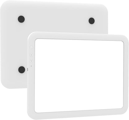 TOHETO A4 Rechargeable Led Super Bright Light Pad Powered by 3500mAh Lithium Battery for Weeding Vinyl Tool, Portable Wireless Light Board/Box for Tracing, Diamond Painting, Sketching & Drawing