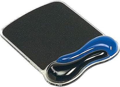 Kensington Duo Gel Mouse & Keyboard Wrist Rest Bundle Set, Ergonomic Keyboard and Mouse Pad With Wrist Support, Keyboard Wrist Rest, Computer Keyboard Pad, Cooling Gel, Non-Skid Backing, Blue K52920WW