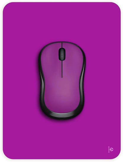 Audimi Small Mouse Pad 6 x 8 Inch, Mini Mouse Pad Thick for Laptop Wireless Mouse Home Office Travel, Portable & Washable (Black)