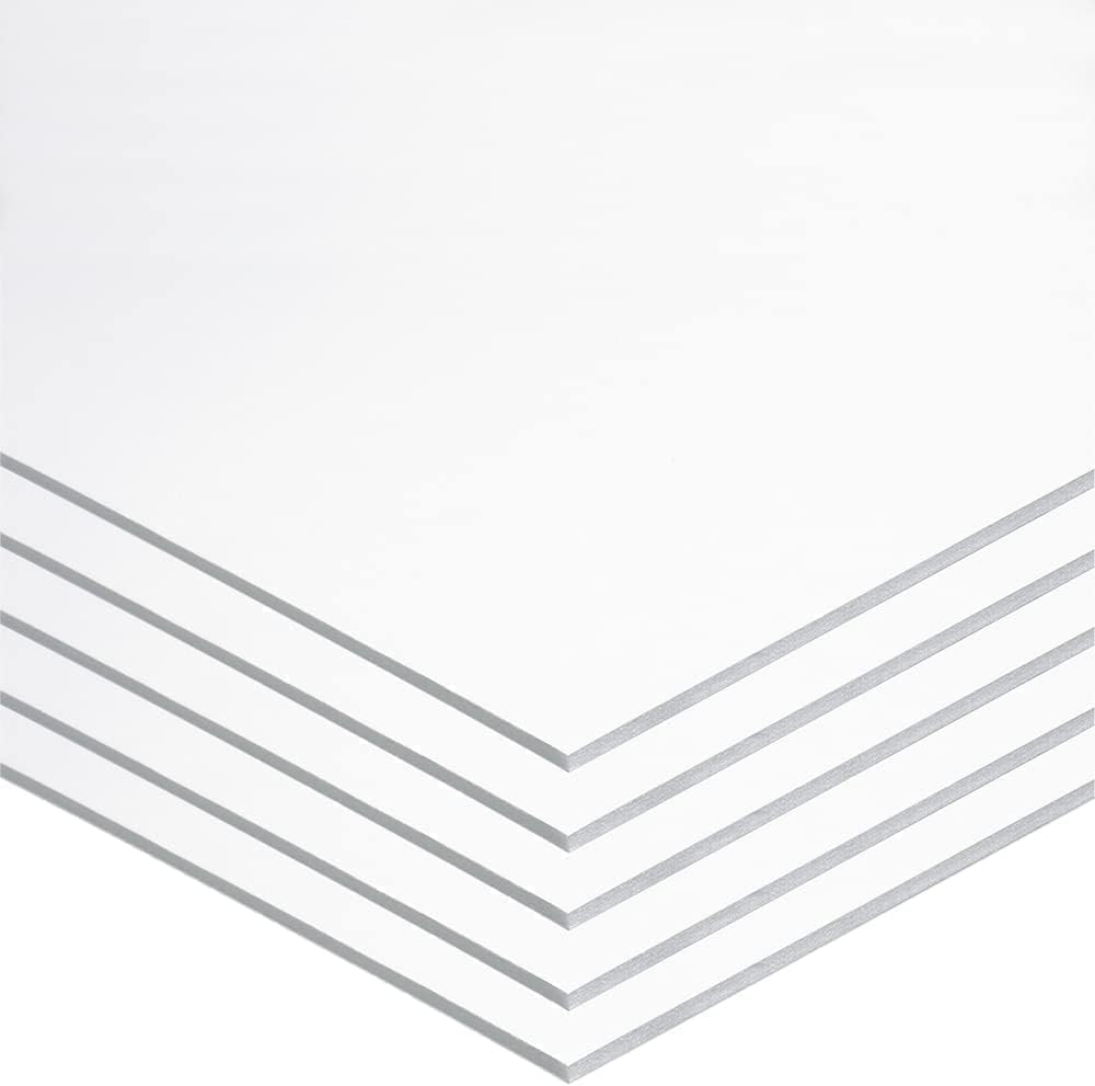 UCreate Foam Board, White, 22" x 28", 5 Sheets