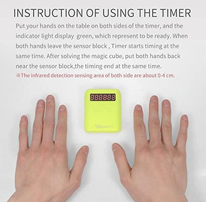 Cuberspeed YJ Pocket Cube Timer Blue Color