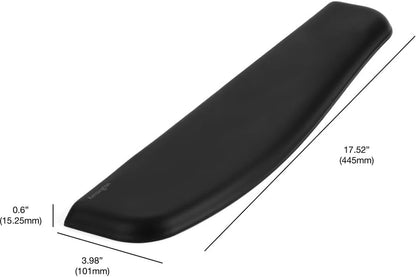 Kensington ErgoSoft Wrist Rest for Slim, Compact Keyboards, Black (K52801WW), 3.9 x 0.4 x 11.1 inches