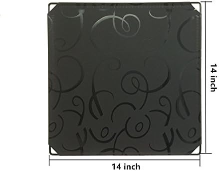 UNICOO - DIY Wire Cube Organizer Replacement Panels 14 * 14 inch (Black Wire Panel)
