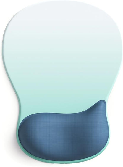 ErgoComfort Gel Wrist Rest Mouse Pad-Ergonomic Office Mousepad with Wrist Support-Non-Slip, Design Desk Accessories Mat for Home&Game Decor (06Mocha Sand)