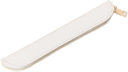 Pencil Case Durable Pencil Pouch for Pens School Featuring Oxford Lap Design (Khaki,Oxford)