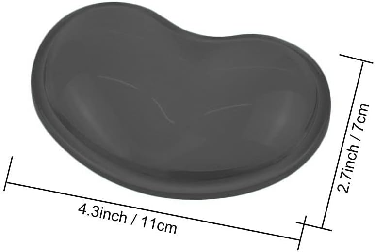 Gel Keyboard & Mouse Wrist Rest Set - Keyboard Wrist Rest Pad & Mouse Support for Office Gaming Pad Computer Laptop Ergonomic Comfortable Pain Relief- Pad Set (Mouse Support Only)