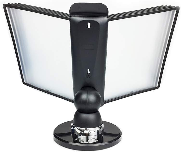 Wall Mount Reference Display System, Flip File Holder, Desktop or Wall-Mounted Display Stand with Adjustable tilt,Folders