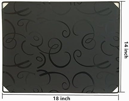 UNICOO - DIY Wire Cube Organizer Replacement Panels 14 * 14 inch (Black Wire Panel)