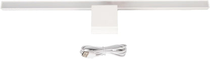 Monitor Light Bar Desk Light Bar 3 Switchable Light Modes Stepless Dimmable Touch Control Computer Screen Light Bar for Office Home White (White)