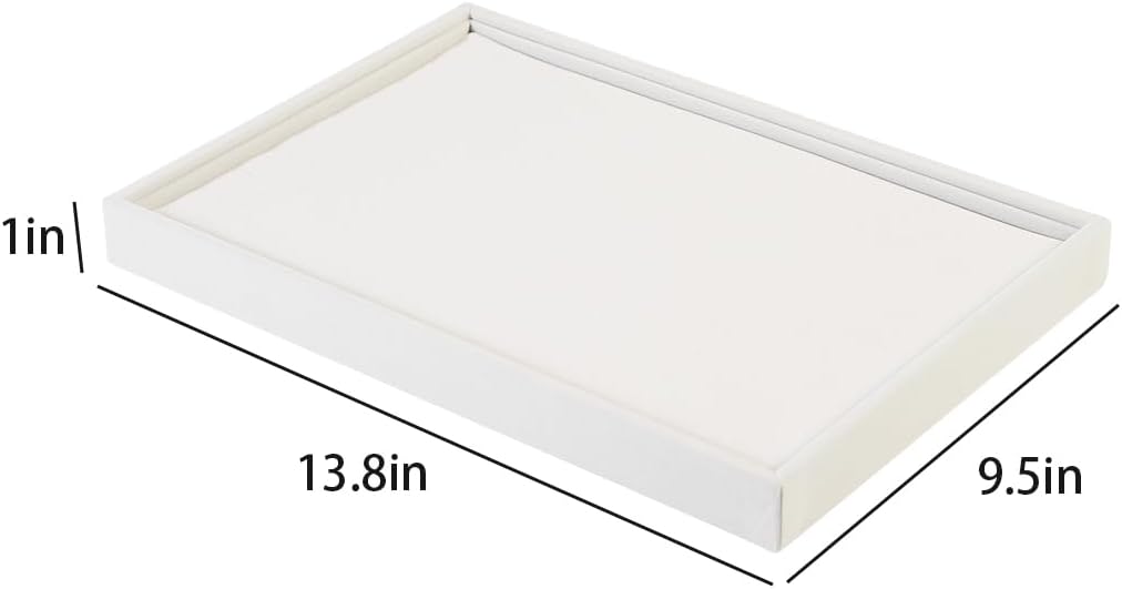 Coward Sunglass Organizer, Beige Velvet Glasses Trays - Eyeglasses Watches Jewelry Display - Men Women (8 Grids)