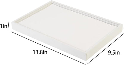 Coward Sunglass Organizer, Beige Velvet Glasses Trays - Eyeglasses Watches Jewelry Display - Men Women (8 Grids)
