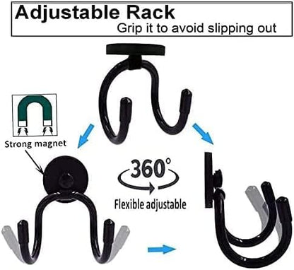 AUXPhome Magnetic Headset Holder up to 1 kg(2 lbs), Adjustable Headphone Holder Headphone Hanger Stand Headphone Hook for Computer/Gaming Headsets, Headphone - No Headsets