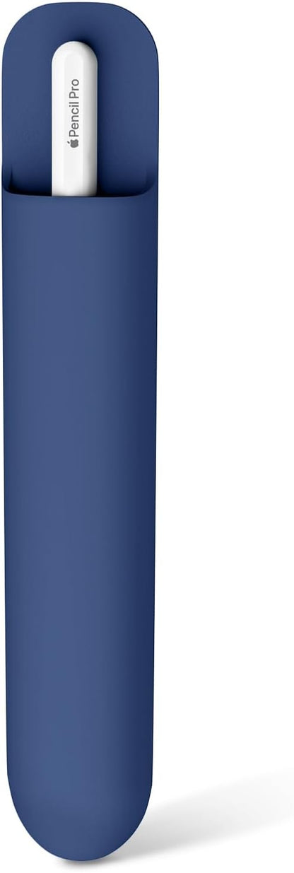 MoKo Pencil Case Holder, Adhesive Silicone Pencil Protected Sleeve Compatible with Apple Pencil Pro/ (USB-C)/ 1st/ 2nd Generation, Similarly Sized Styluses Accessories, Black