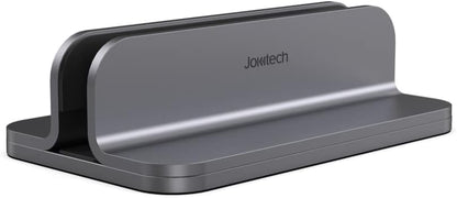 JOKItech Aluminum Laptop Stand, Sturdy and Adjustable, Compatible with Apple MacBook Pro/Air, Mac Mini, iPad Pro, Silver