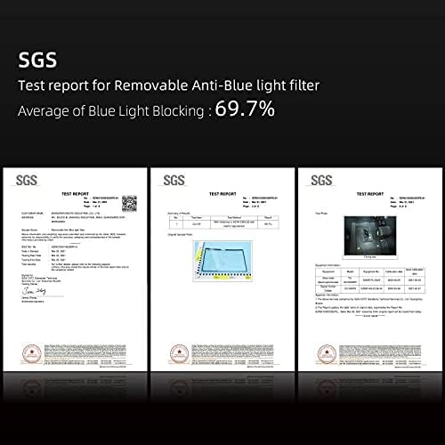 [2 Pack] 27 Inch Computer Privacy Screen , 16:9 Aspect Ratio Monitor Privacy Filter with Anti-Glare, Anti-Blue Light & Anti-Spy Protection, Removable Anti-Scratch Screen Protector for 27-Inch Widescreen Monitors