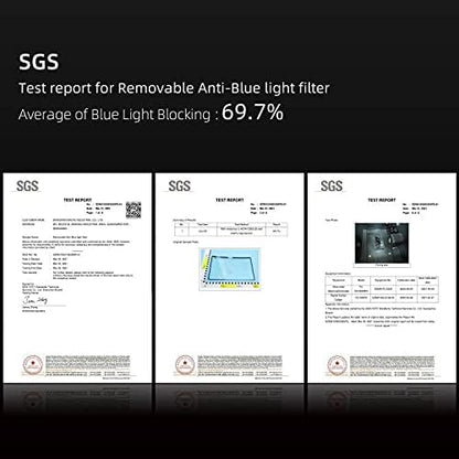 [2 Pack] 27 Inch Computer Privacy Screen , 16:9 Aspect Ratio Monitor Privacy Filter with Anti-Glare, Anti-Blue Light & Anti-Spy Protection, Removable Anti-Scratch Screen Protector for 27-Inch Widescreen Monitors