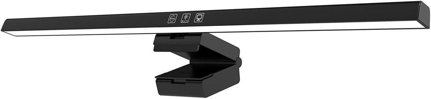 GLOGLOW Screen Monitor Light Bar, ABS Touch Control, Stepless Dimming LED Desk Lamp for Home Office and College Use (White)