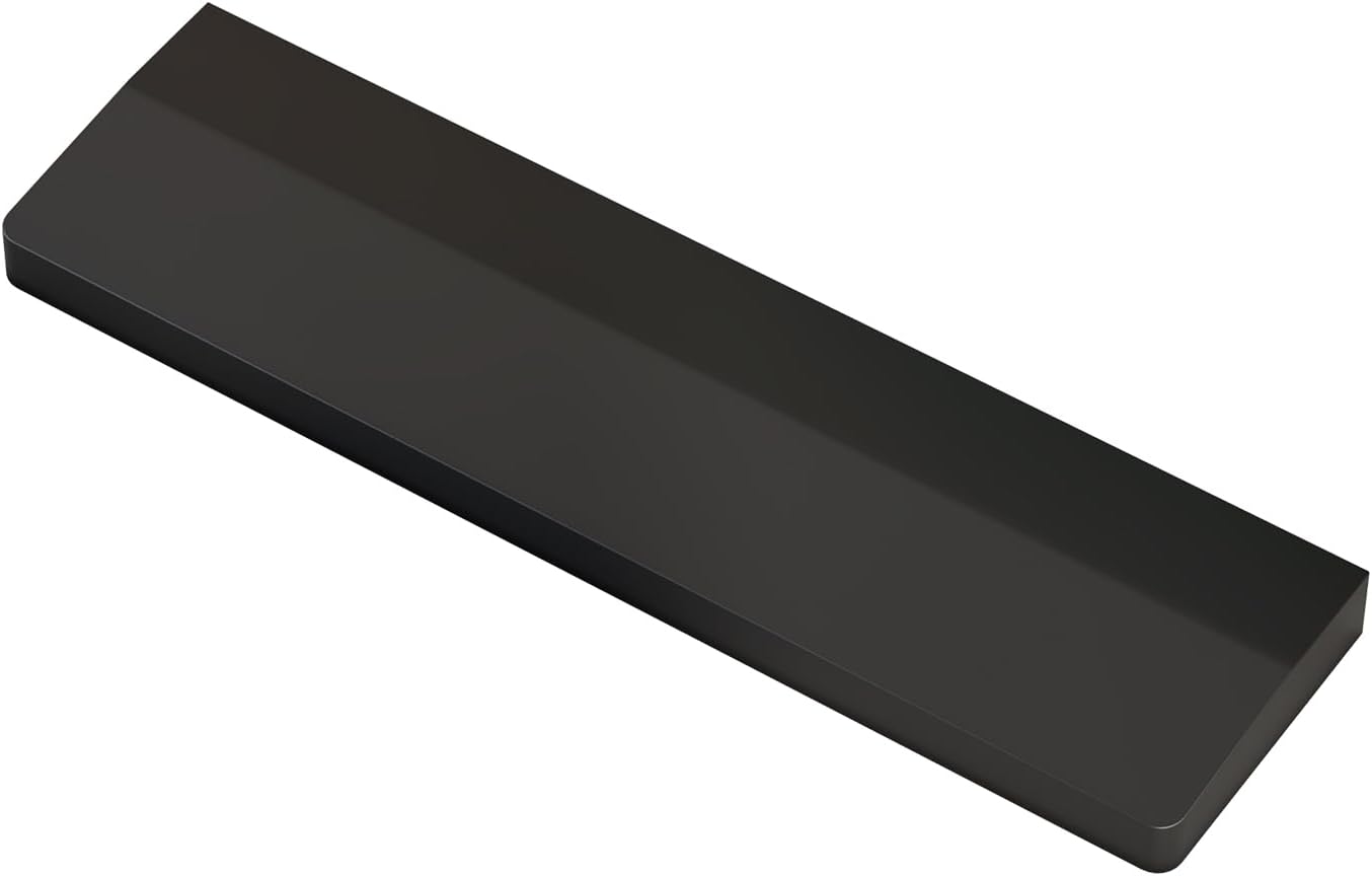 Wooden Wrist Rest, 11.8-inch Length and 22mm Thickness for Small Keyboard, Bamboo Wood Palm Rest, Ergonomic Design for Mechanical Gaming Keyboard