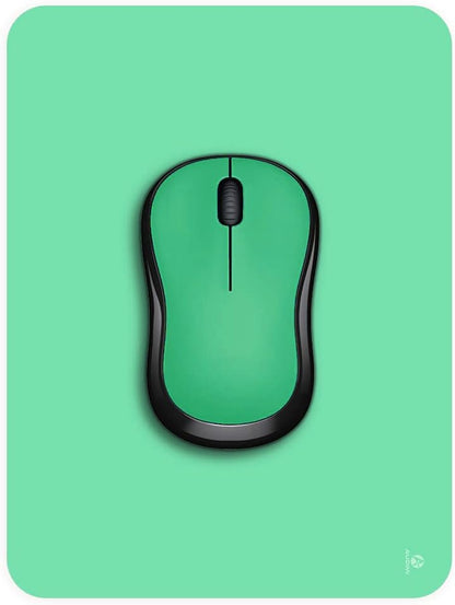 Audimi Small Mouse Pad 6 x 8 Inch, Mini Mouse Pad Thick for Laptop Wireless Mouse Home Office Travel, Portable & Washable (Black)