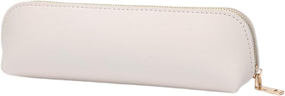 Canvas Pencil Case Cotton Canvas and Simple Multifunctional Pencil Bag Zipper Portable Storage (Black)