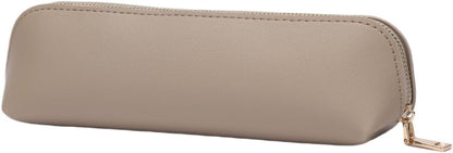 Canvas Pencil Case Cotton Canvas and Simple Multifunctional Pencil Bag Zipper Portable Storage (Black)