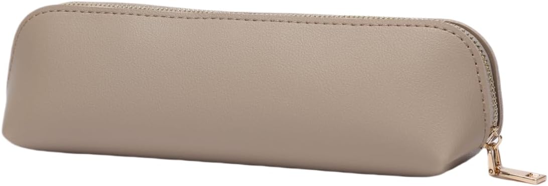 Canvas Pencil Case Cotton Canvas and Simple Multifunctional Pencil Bag Zipper Portable Storage (Black)