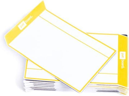 PATboard Scrum Board and Kanban Board - Magnetic Task Cards - S (Small) - Set of 16 - Orange