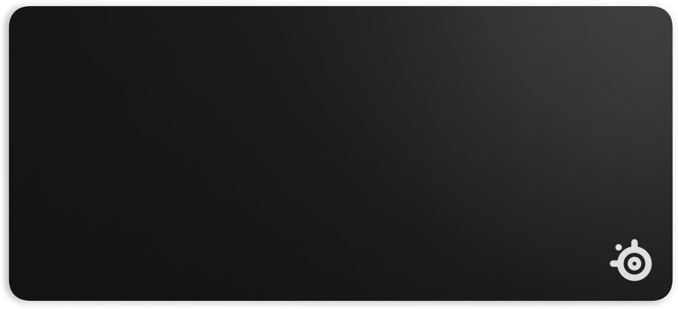 SteelSeries QcK Gaming Mouse Pad - XXL Cloth - Peak Tracking and Stability - Esports Mousepad - Never-Slip - Full Desk Coverage
