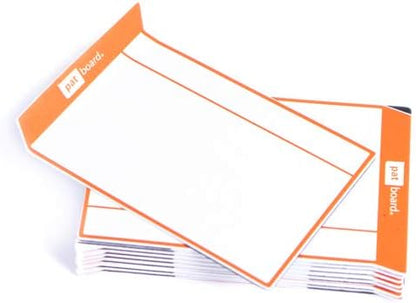 PATboard Scrum Board and Kanban Board - Magnetic Task Cards - S (Small) - Set of 16 - Orange
