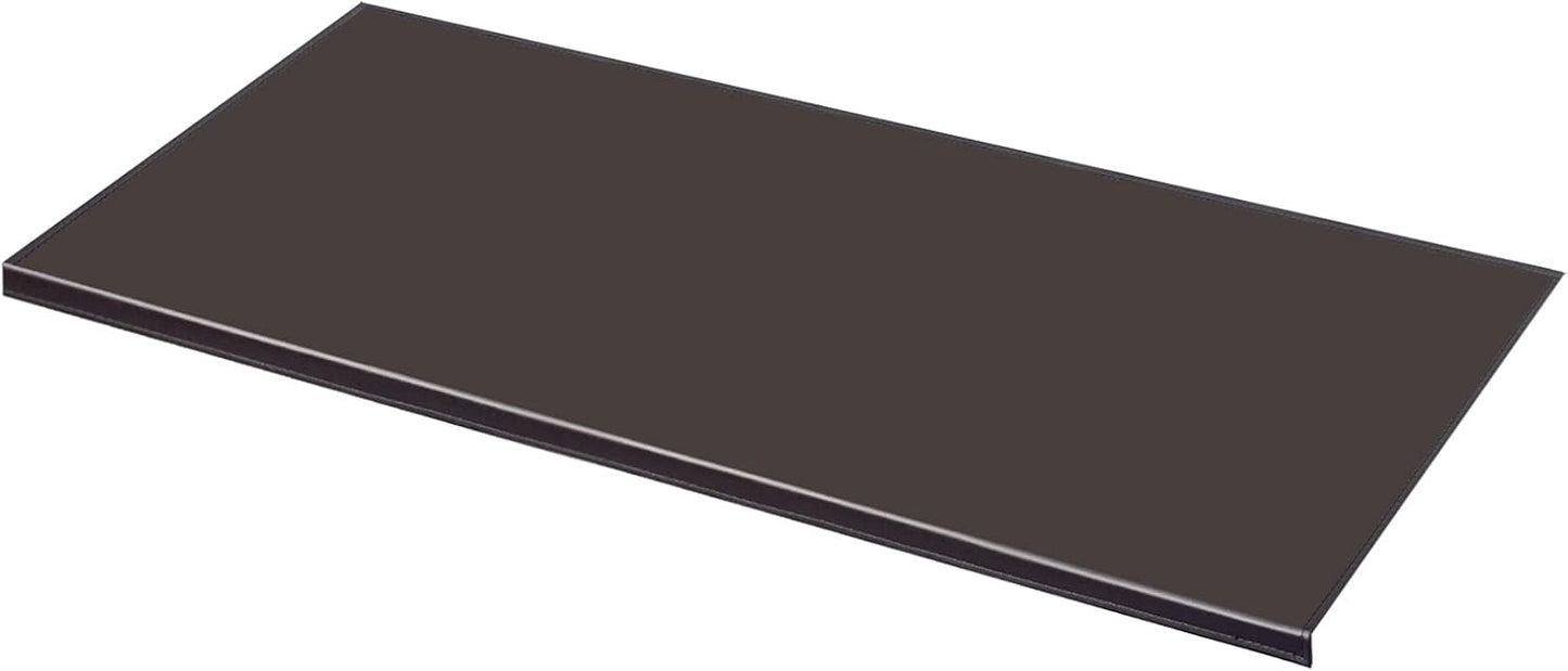 AKOZLIN 35.4"x 18.9" Soft PU Leather Surface Office Desk Mouse Mat Anti-Push Pad with Full Grip Fixation Lip Table Blotter Edge-Locked Protector