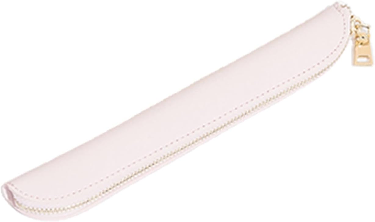 Pencil Case Durable Pencil Pouch for Pens School Featuring Oxford Lap Design (Khaki,Oxford)