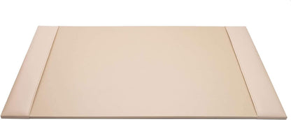 DACASSO Bonded Leather Desk Pad with Side Rails - Luxury Leather Desk Blotter for Writing - Padded Executive Desk Surface Protector - ( Burgundy, 30” x 18”)