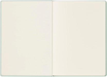 Maruman Mnemosyne Lined Notebook- Vertical A5, 5.83" x 8.27", 70 Sheets / 140 Pages, 7mm College Ruled With Center Line Journal, Perforated Pages & Wire-Bound to Lay Flat, Black, Made in Japan - Colors A