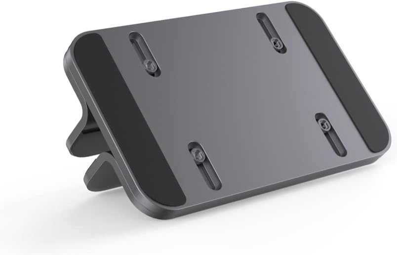 JOKItech Aluminum Laptop Stand, Sturdy and Adjustable, Compatible with Apple MacBook Pro/Air, Mac Mini, iPad Pro, Silver