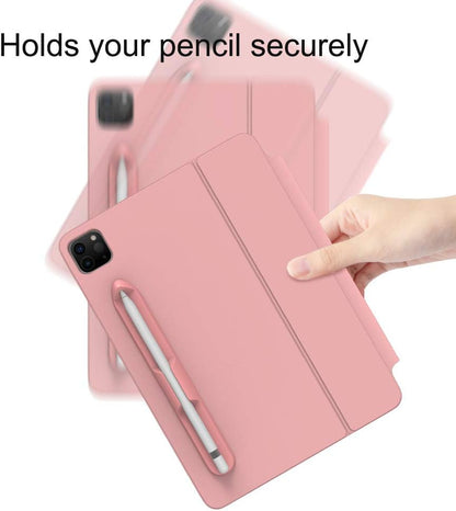 LOVE MEI iPencil Holder Sticker for Apple Pencil 1st/2nd Generation, Strong Adhesive Silicone Holder Sticker [Magnetic Attach Design] Accessories for iPad Stylus Pens