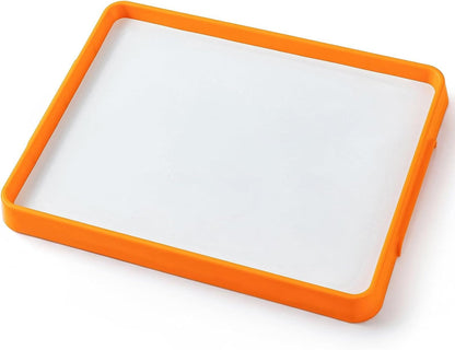 Magnetic Board for Kids – 13.2" X 10" - Magnetic Dry Erase Tray | Stackable Magnetic Tray for Classroom, Home, Travel & Preschool Learning (Cyan)