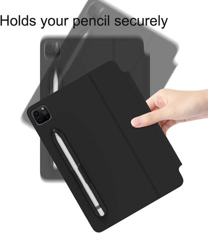 LOVE MEI iPencil Holder Sticker for Apple Pencil 1st/2nd Generation, Strong Adhesive Silicone Holder Sticker [Magnetic Attach Design] Accessories for iPad Stylus Pens
