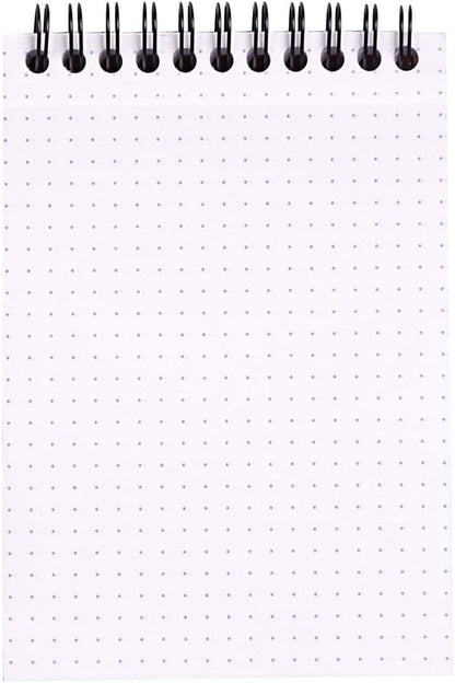 Rhodia #16 Wirebound Notepad 5.8" x 8.3" Dot Pad, Orange Cover