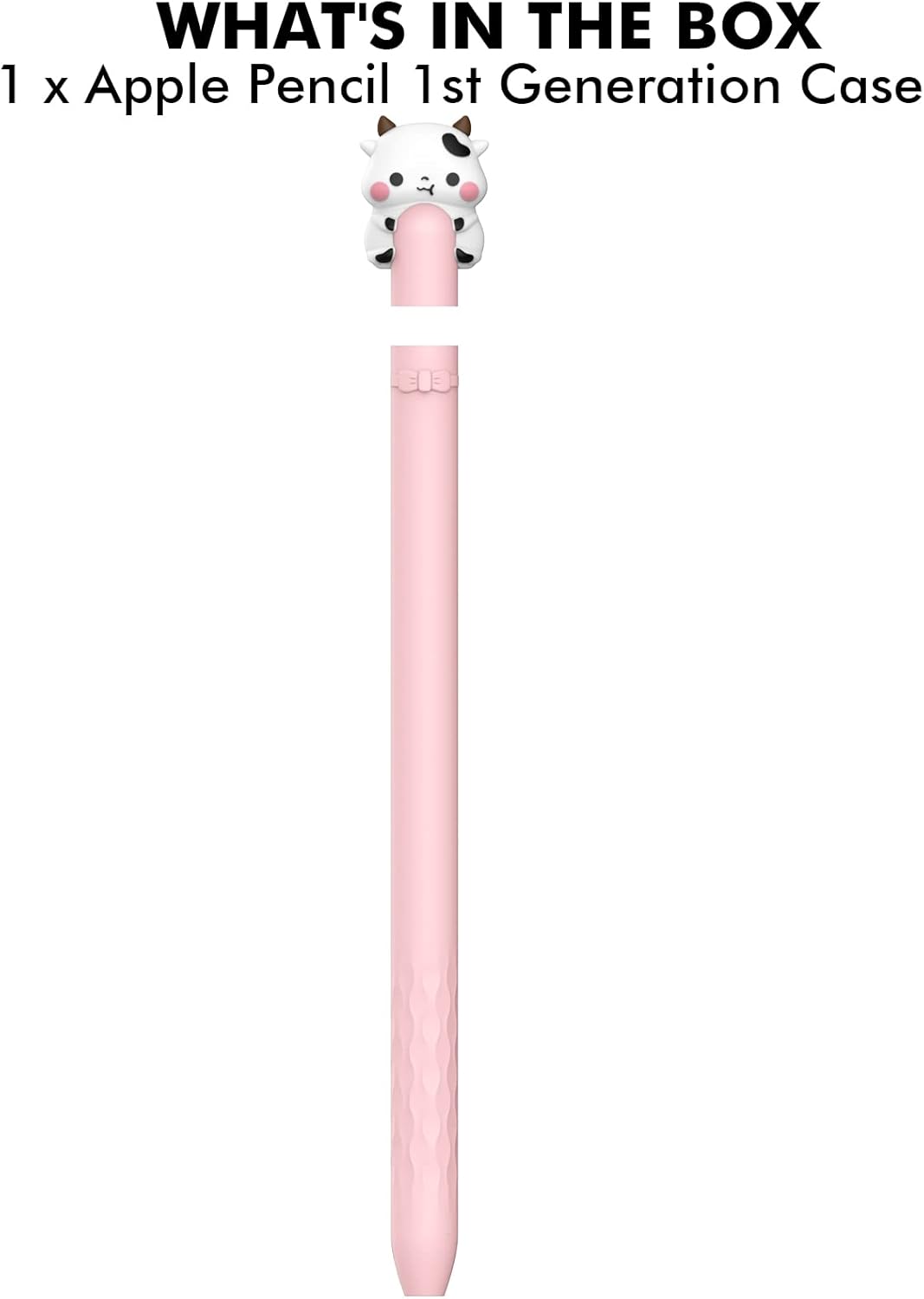 NIUTRENDZ Cute Bear Apple Pencil Case for Apple Pencil 2nd Generation Case Silicone Protective Cover Sleeve Skin Accessories (Brown, Apple Pencil 2nd Generation)