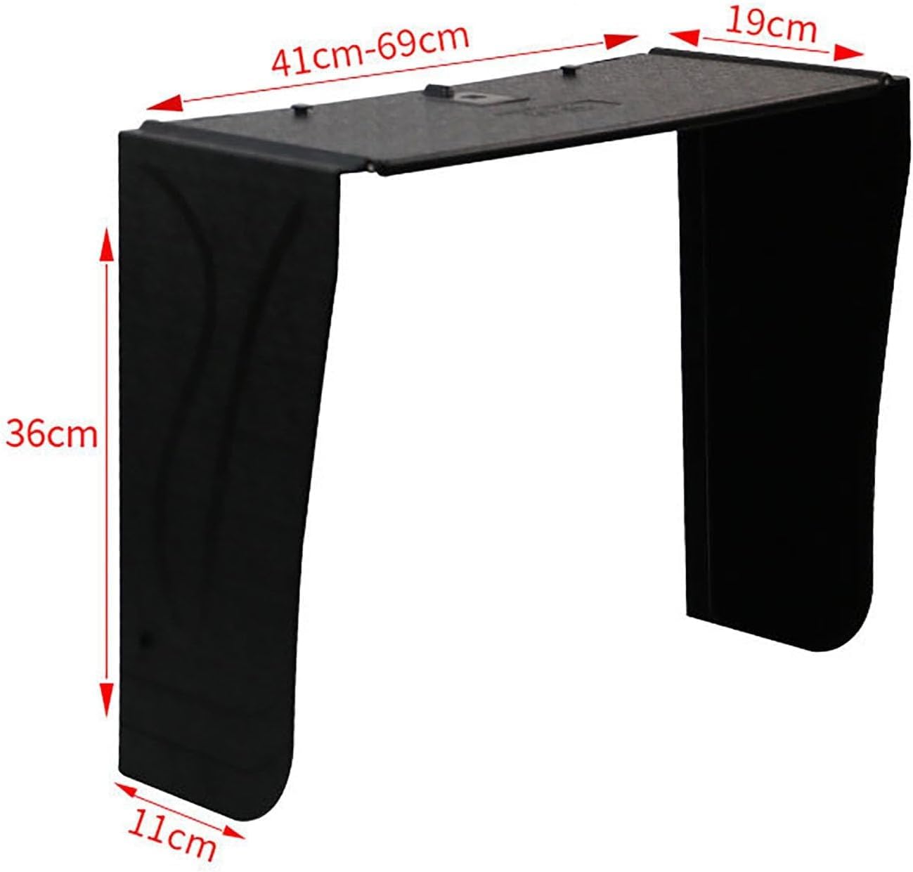 27-inch Display Monitor Hood Sunshade, Screen Sun Visor Adjustable Monitor Hood, All-Sides Coverage Sun Shade for Dell HP Viewsonic Philips Samsung Lenovo ASUS LG EIZO NEC ACER