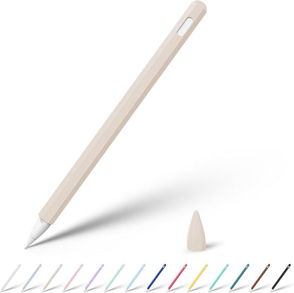KELIFANG Silicone Case for Apple Pencil Pro 2024 & Apple Pencil 2nd Generation, Cute Pink Protective Skin Sleeve Cover Holder Grip and Tip Cap Accessories Compatible with iPad Pro 11 12.9 13 Inch