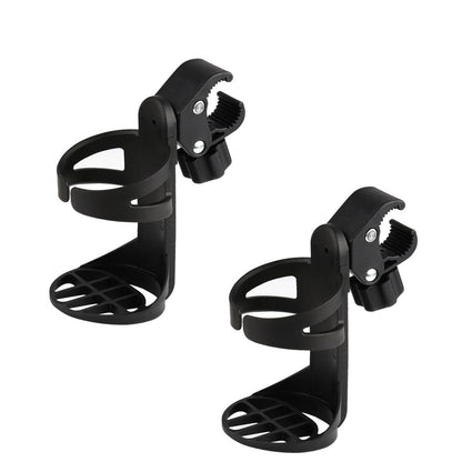 Accmor Stroller Cup Holder, Universal Cup Holder for Uppababy, Nuna, Doona Strollers, Large Bottles 360 ° Rotatable Bottle Holder for Stroller, Wheelchair, Walker, Scooter