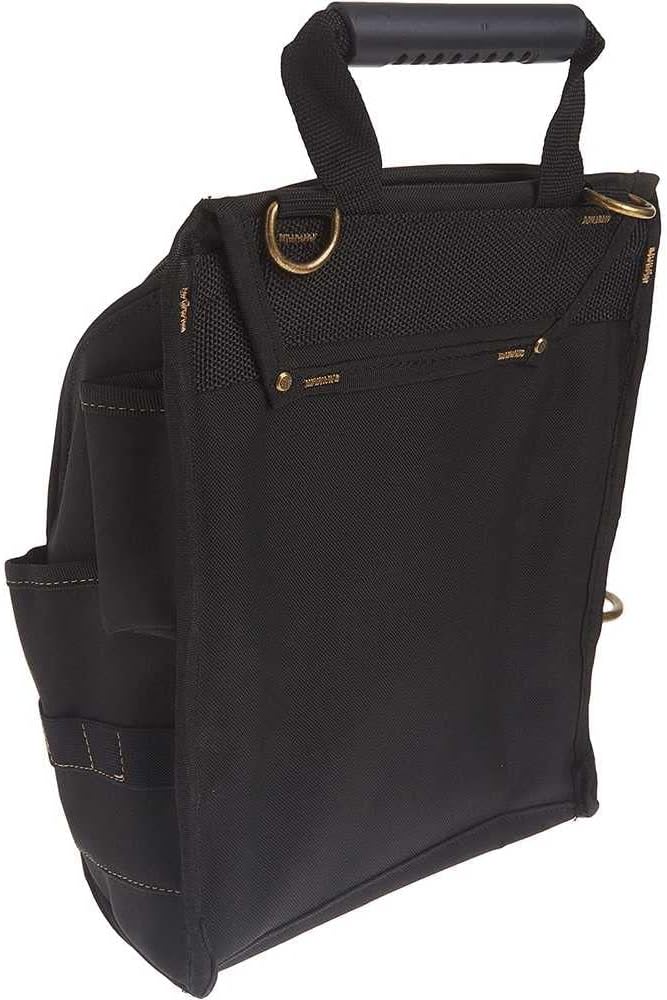 CLC Custom Leathercraft 1509 Zippered Professional Electricians Tool Pouch, 21 Pocket , Black