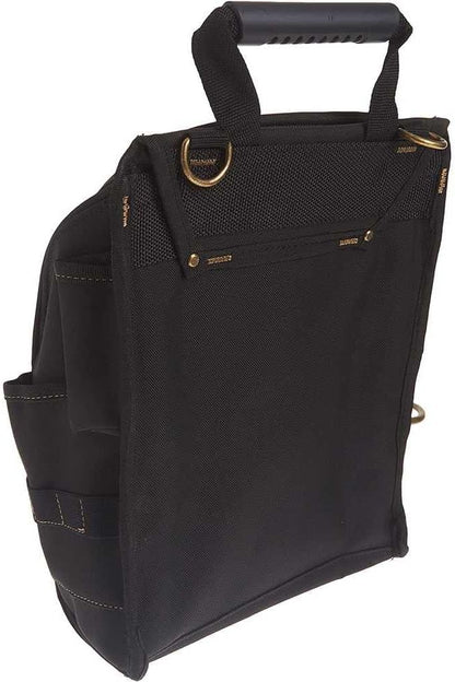 CLC Custom Leathercraft 1509 Zippered Professional Electricians Tool Pouch, 21 Pocket , Black