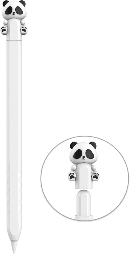 NIUTRENDZ Cute Bear Apple Pencil Case for Apple Pencil 2nd Generation Case Silicone Protective Cover Sleeve Skin Accessories (Brown, Apple Pencil 2nd Generation)