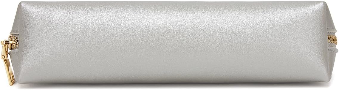 Canvas Pencil Case Cotton Canvas and Simple Multifunctional Pencil Bag Zipper Portable Storage (Black)