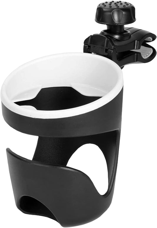 Universal Drinks Holders 360 Degree Rotation Adjustable Clamp Cup Holder, Mounts to Rail, Handle Bar, for Pontoon, Bass, Jon, Yacht Boats