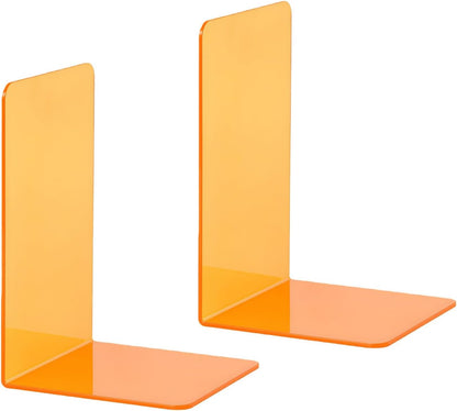 Book Stand for Display, Clear Bookends for Bookshelves, Decorative Book Holder for Music Sheets and Magazines