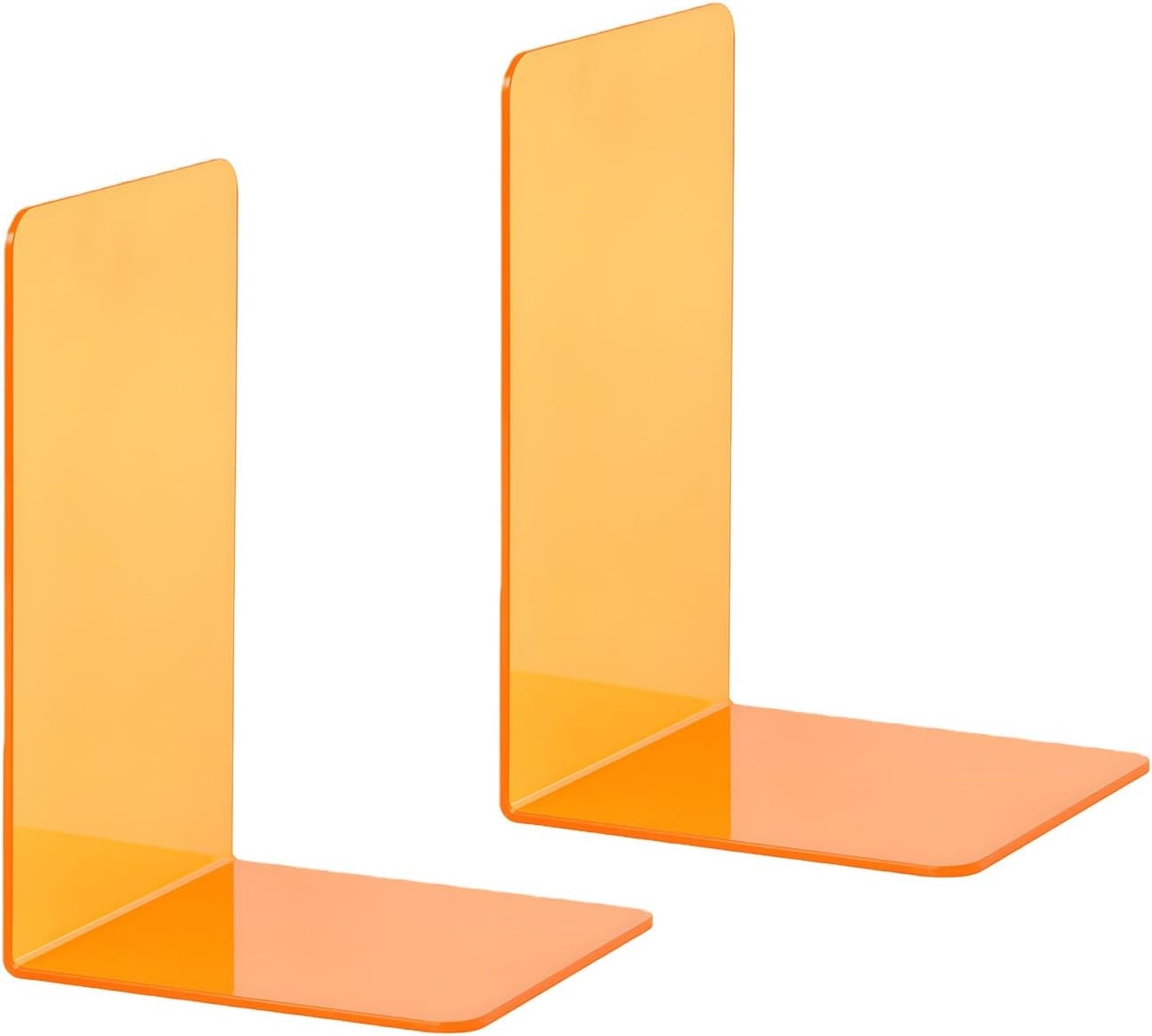 Book Stand for Display, Clear Bookends for Bookshelves, Decorative Book Holder for Music Sheets and Magazines