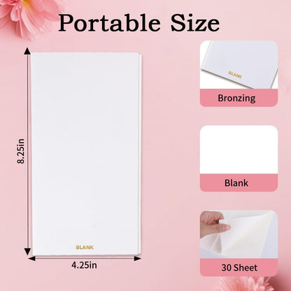 qianshan Travelers Notebook Inserts with PVC Sleeve,Undated Weekly Planner,Weekly To Do List Notepad,TN Journal,30 Sheets,8.5" x 4.7",Pocket Travelers Notebook for Journals,Diaries,Planners,Pink Cat